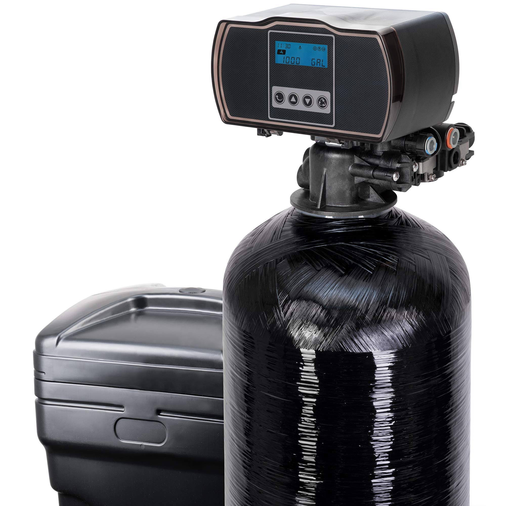 Aquasure Harmony Series 32,000 Grains Water Softener Plus Iron Removal w/Aquatrol Digital Head and Premium Grade Fine Mesh Resin