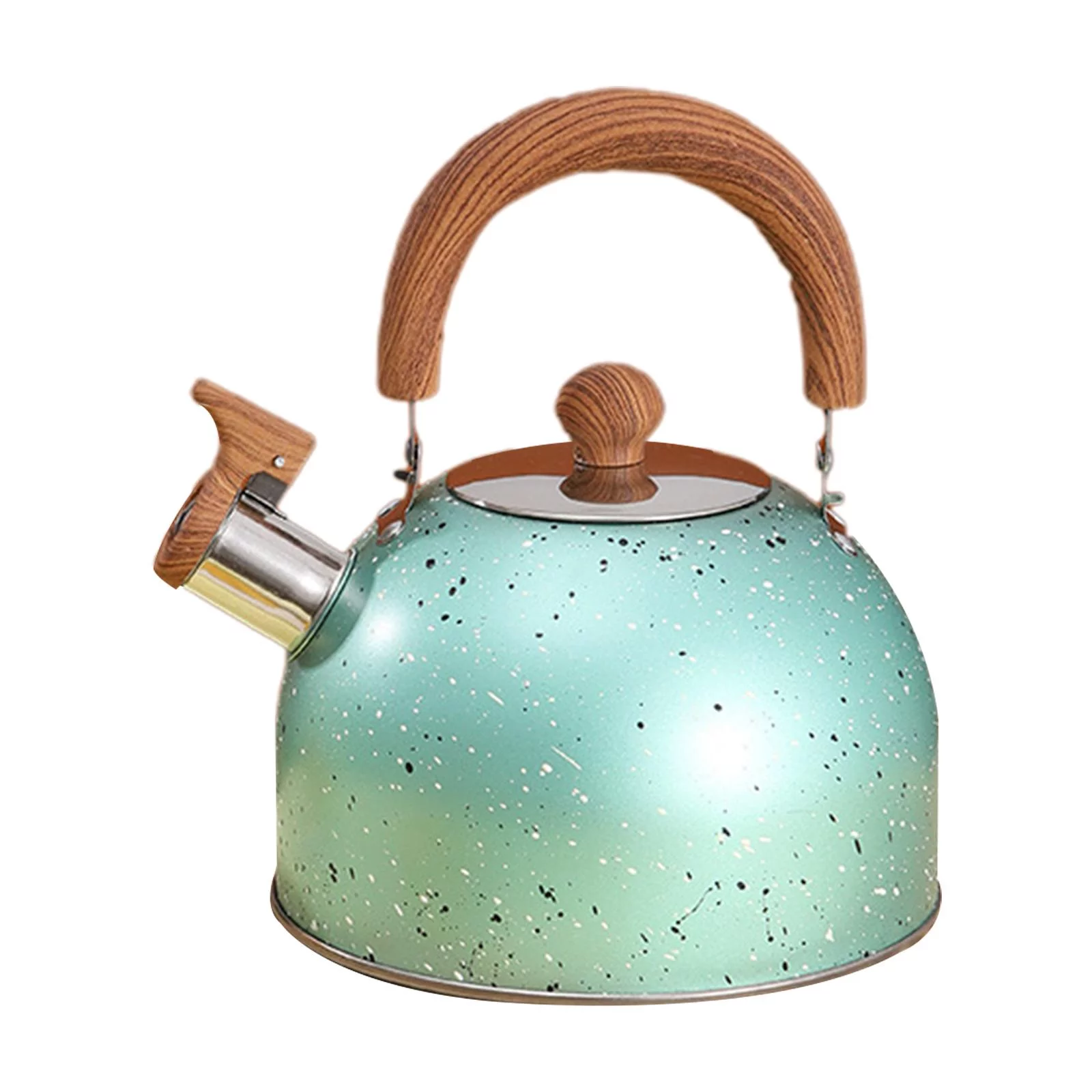 Stainless Whistling Water Kettle Teapot Cookware Milk Kettle Kitchenware Green