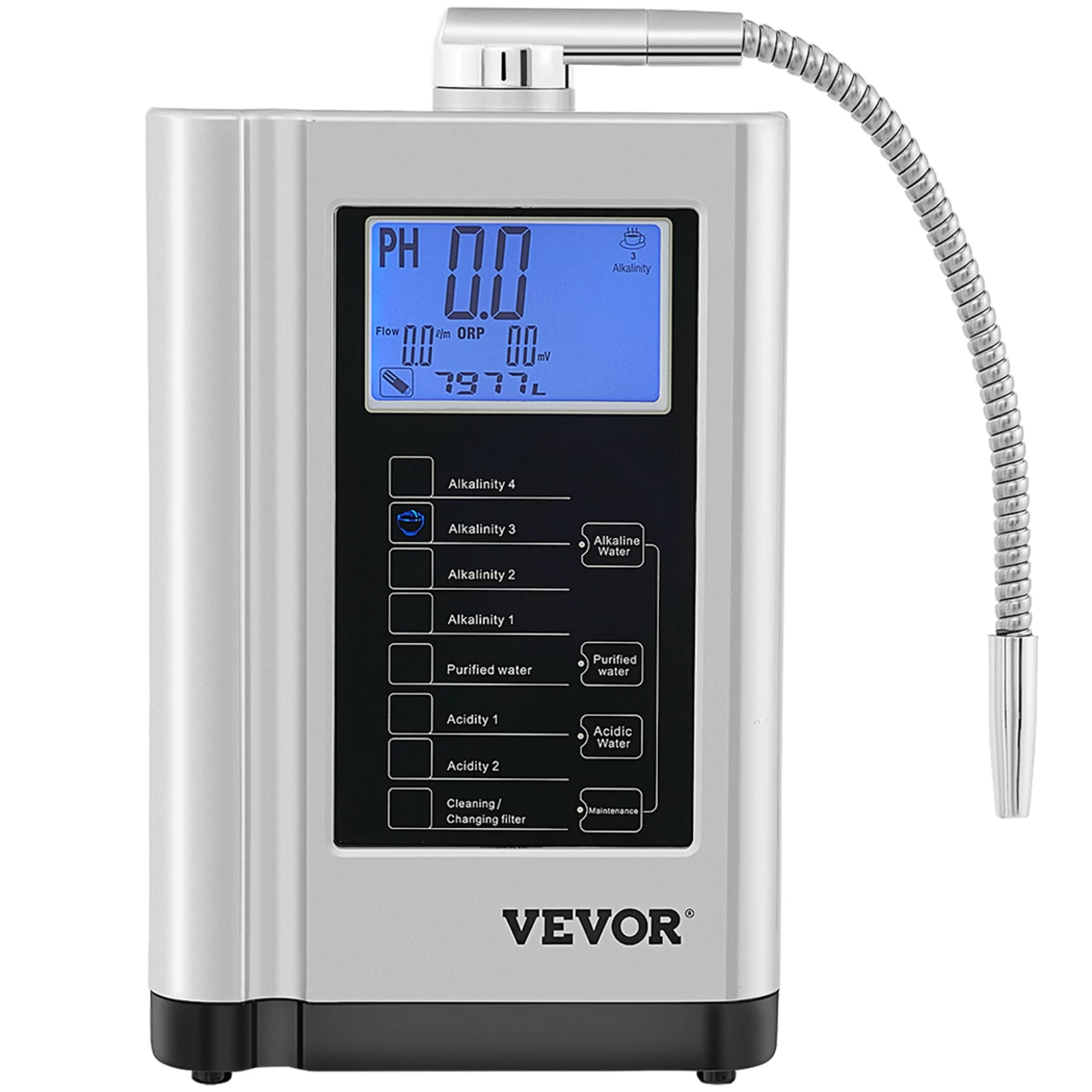 BENTISM  Water Ionizer Machine Alkaline Acid Water Purifier PH3.5-10.5 w/ 3.8