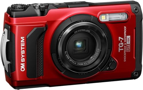Olympus Tough TG-7 Digital Camera (Red)