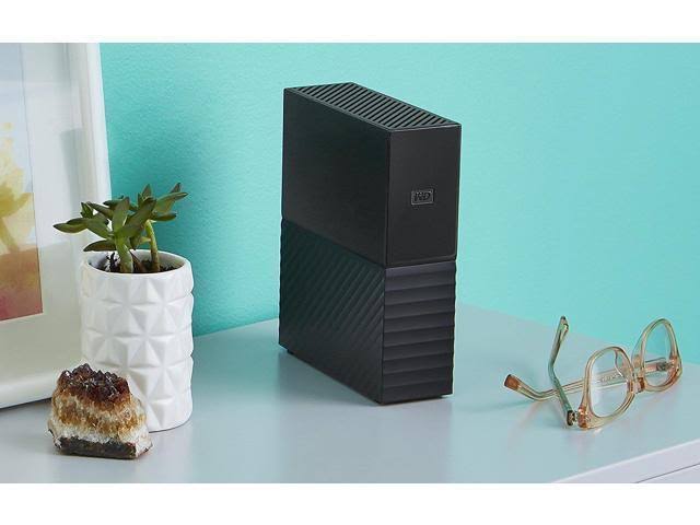 WD My Book 8TB USB 3.0 Desktop Hard Drive WDBBGB0080HBK-NESN Black