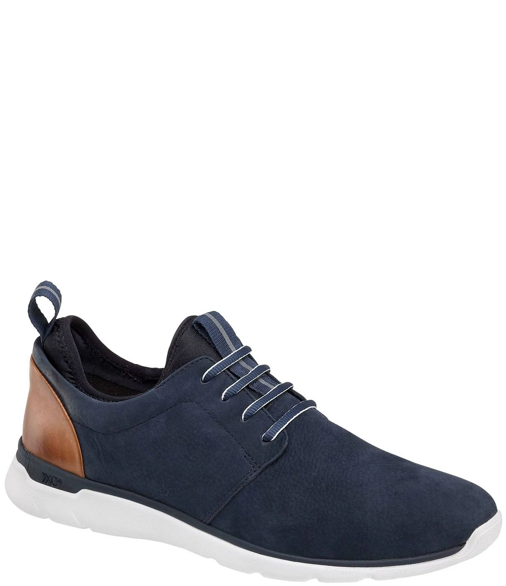 Johnston u0026 Murphy Men&s XC4 Prentiss Plain Toe, Navy Nubuck Size: 13 M