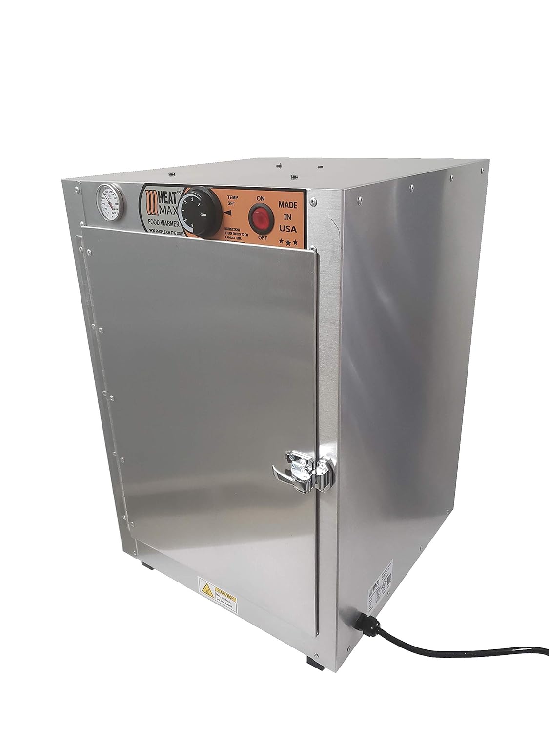 HeatMax 16x16x24 Small Hot Box Food Warmer- The Original and The Best - with an Interior usable Shelf Space of 13 x 15.5 inch. for Half Size Disposable Pans, BBQ, Pizza, Any hot Food
