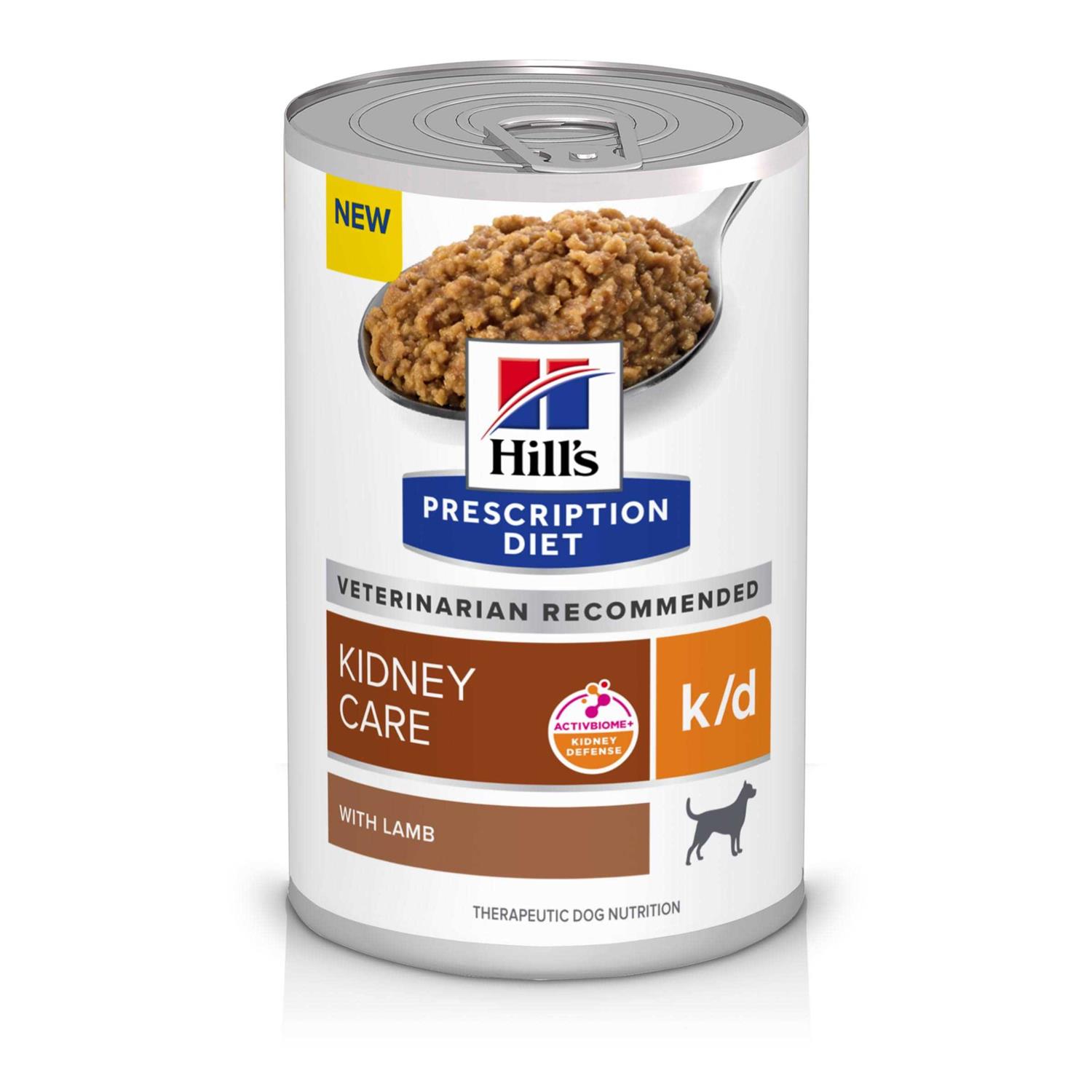 Hill's Prescription Diet k/d Kidney Care with Lamb Wet Dog Food - Pet Supplies online store