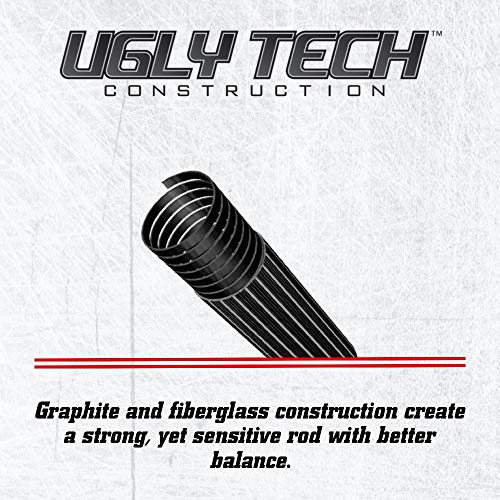Ugly Stik 6' Hi-Lite Spincast Fishing Rod and Reel Combo, 2-Piece Graphite & Fiberglass Rod, Durable and Strong, Right/Left Handle Position