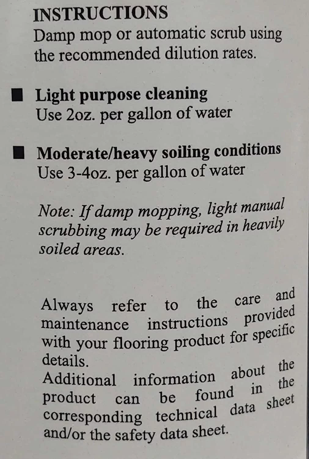 Prevail 1-Step Neutral Cleaner Concentrated For All Vinyl Floors 1 Gallon