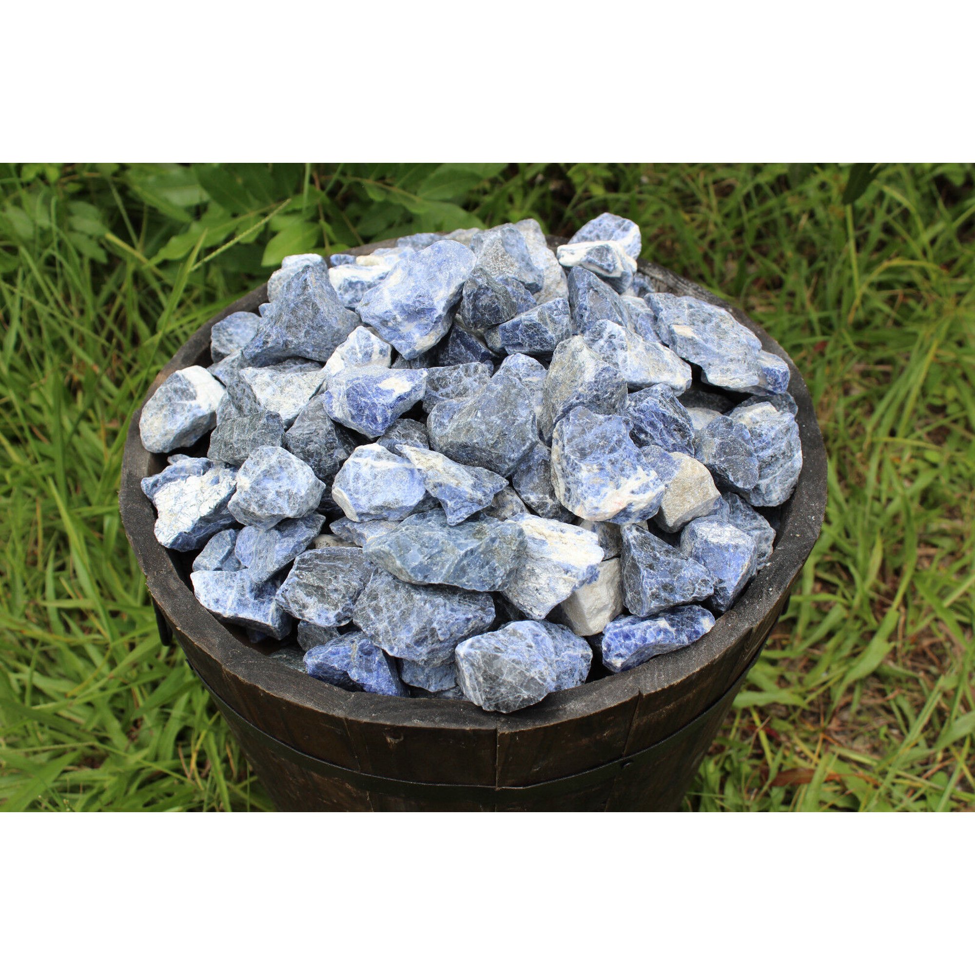 1 Single Blue Natural Rough Sodalite Raw Crystal Gemstone Specimen Reiki Healing