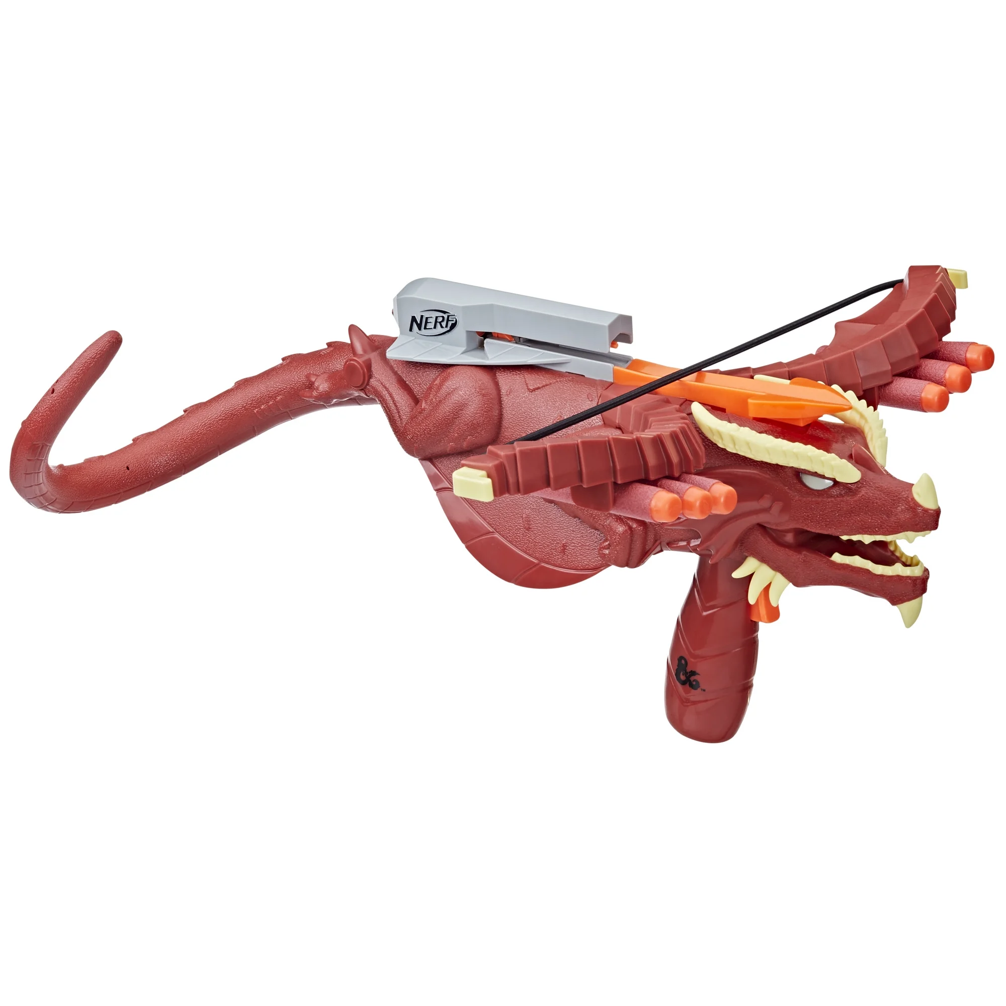 Nerf Dungeons & Dragons Themberchaud Nerf Blaster, 6 Nerf Elite Darts