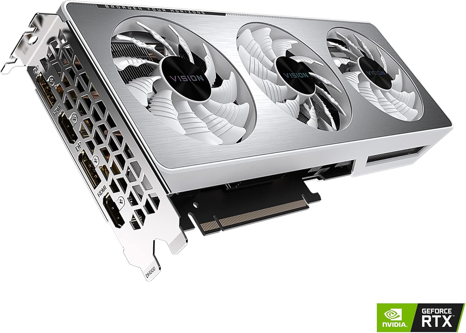 GIGABYTE GeForce RTX 3060 Ti Vision OC 8G Graphics Card, WINDFORCE 3X Cooling System, LHR, 8GB 256-bit GDDR6, GV-N306TVISION OC-8GD REV2.0 Video Card