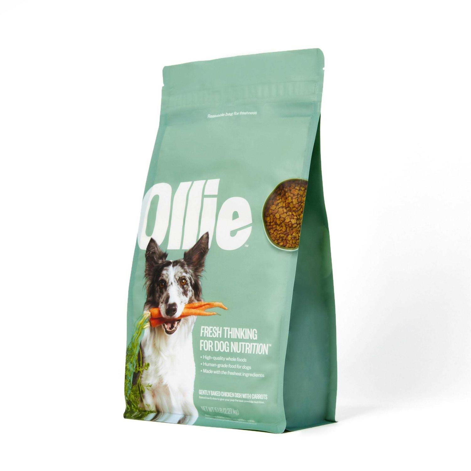 Ollie Baked Chicken Dish with Carrots Dry Dog Food - Pet Supplies online store
