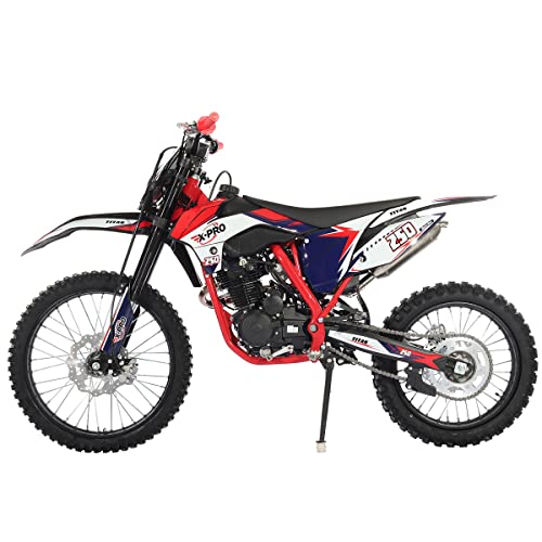 X-PRO 250cc Dirt Bike Zongshen Brand Engine, 5-Speed Manual Transmission, Electric/Kick Start! Big 21