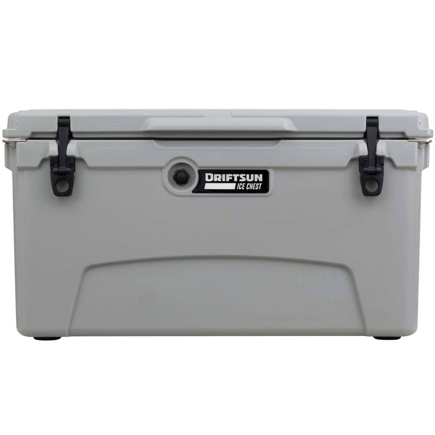 Driftsun 75 Quart Performance Ice Chest - Insulated Rotomolded Cooler Grey