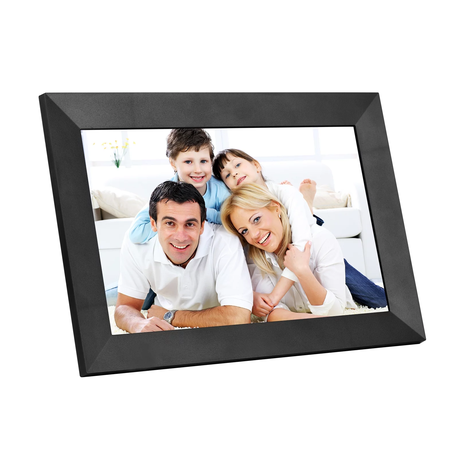 Dcenta 10.1 Inch Smart WiFi Photo Frame Digital Picture Frame HD IPS Touch-screen 1280*800 Photo 1080P Video 16GB Storage Supports Auto Rotation Photo Sharing via APP