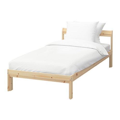 Ikea's Neiden Bed frame Bundle with Cleaning Cloth (Twin)