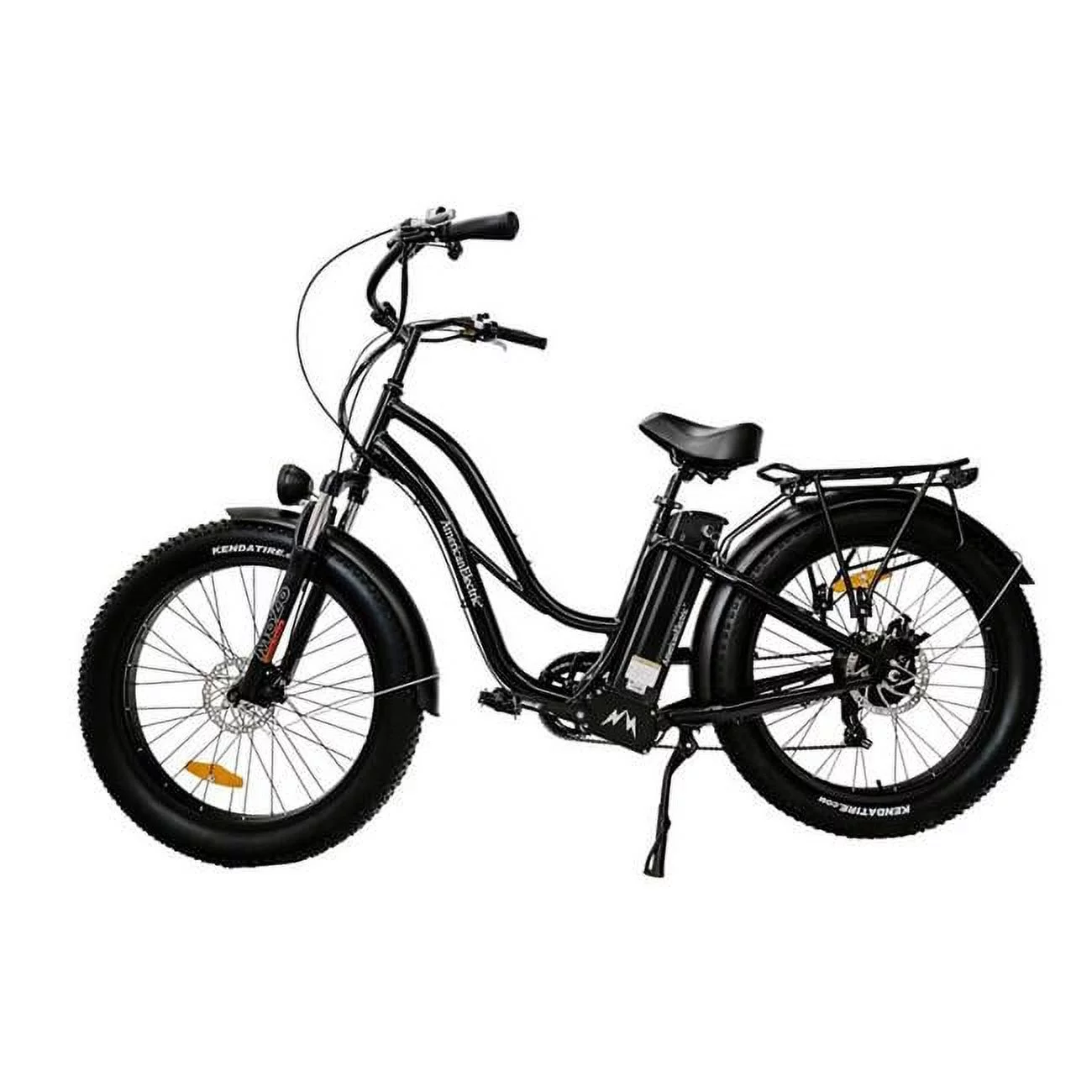 American Electric STAEB2022 750W Fat Tire Electric Bike, Matte Black