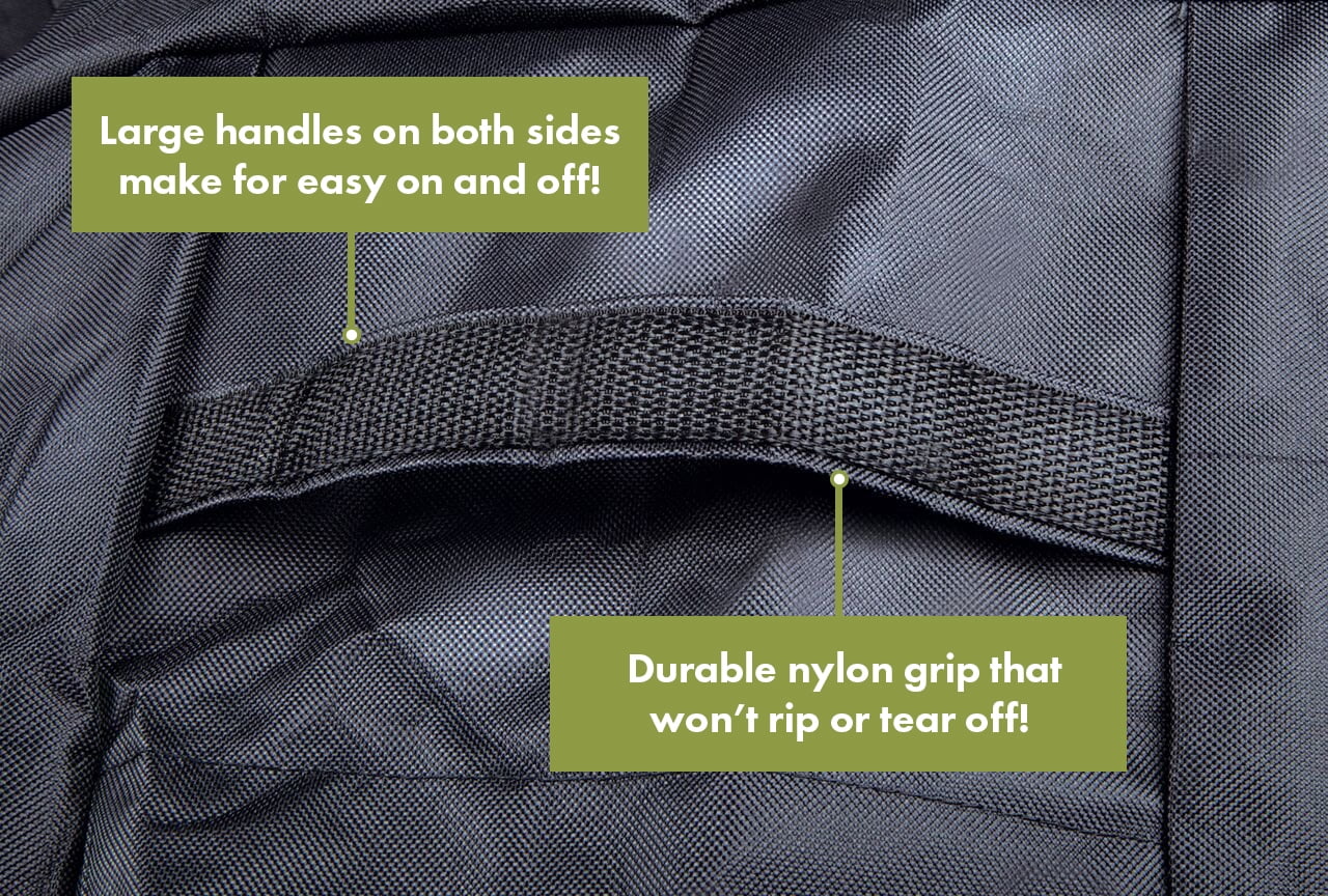 Cuisinart 65-In. Heavy-Duty Rectangular Grill Cover in Black