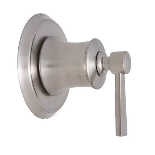 Mirabelle MIRPT9005 Pendleton TRANSFER Valve Trim with Metal Lever Handle - Brushed Nickel