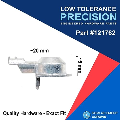 Shelf Support Pins Compatible with IKEA Part 121762 (Old Billy Bookshelf - pre 2013) - Zinc Alloy Die-Cast Shelf Pegs (Pack of 16)