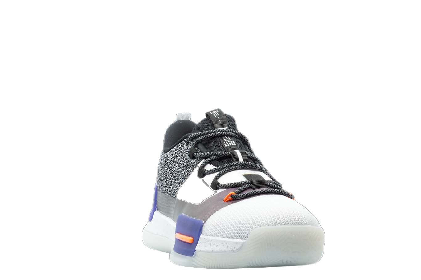 [E94451] Mens Peak Taichi Flash Lou Williams Team White Purple Basketball Shoes - 7