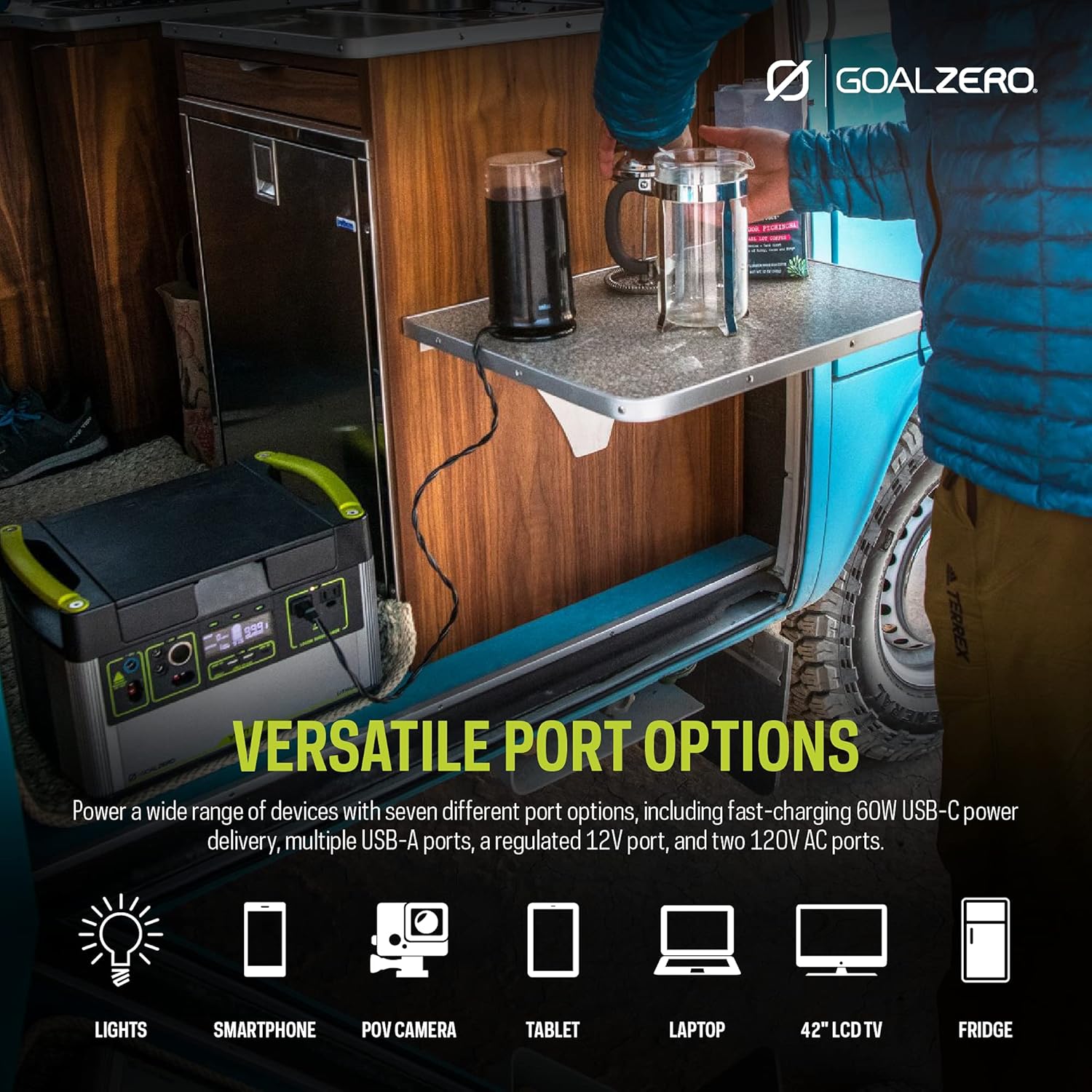 Goal Zero Yeti 1000X Solar Kit with Boulder 100 Briefcase