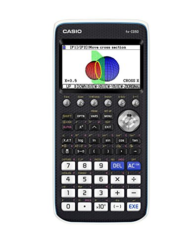 Casio fx-CG50 PRIZM® – Color Graphing Calculator with 3D Graph & Python | Large High-Res Display, Basic & Advanced Functions | Ideal for Exams, STEM, Programming & Advanced Math
