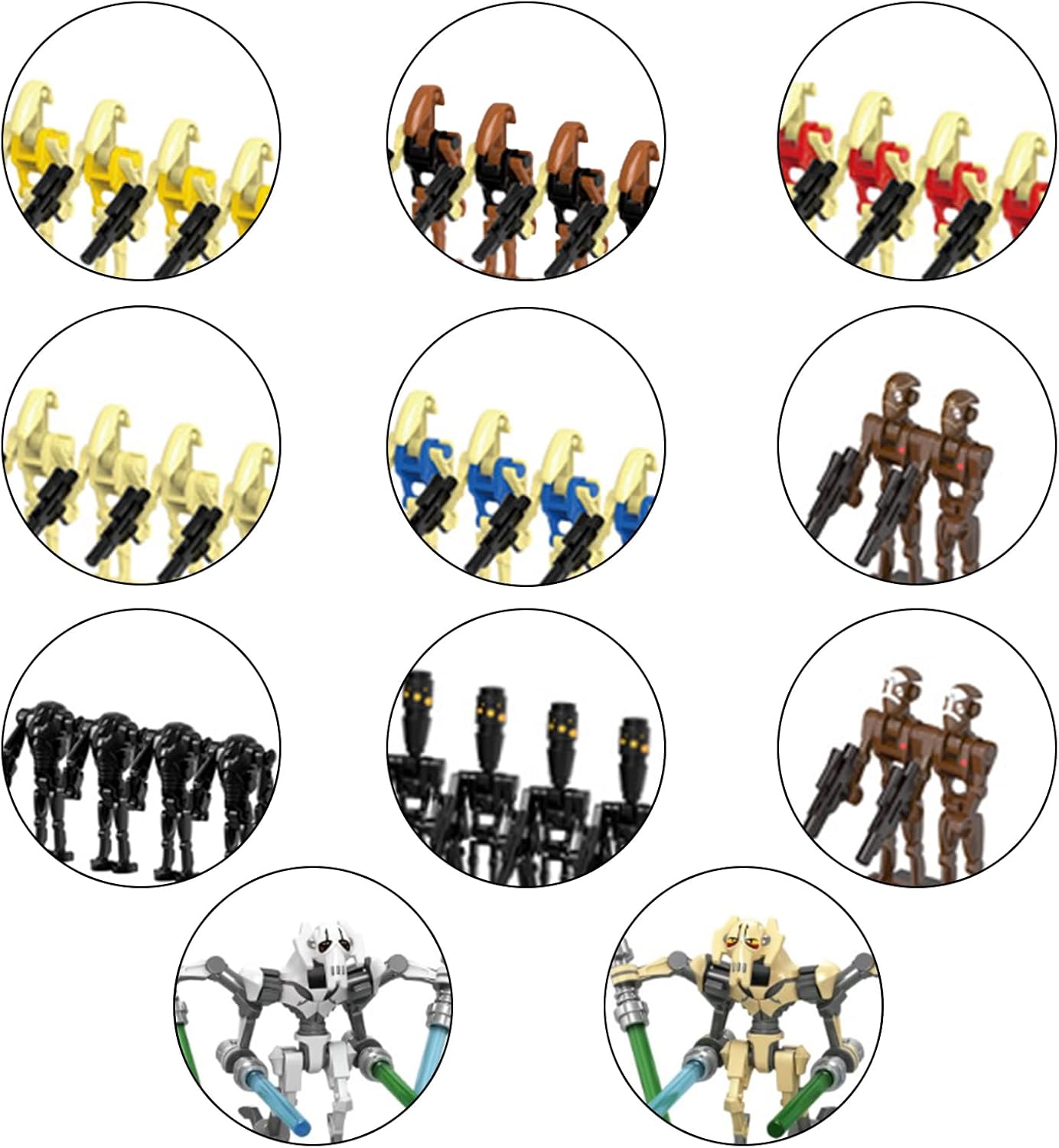 Clone Troopers 34pcs Clone Troopers Army figs Set Battle Pack with Accessories - 2024 New