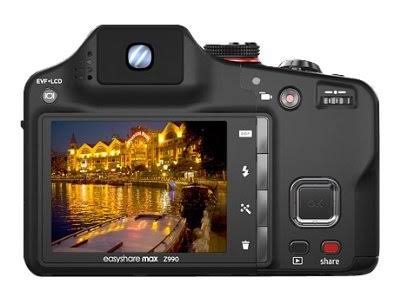 Kodak EasyShare Max Z990 12 Megapixel Bridge Camera - Black