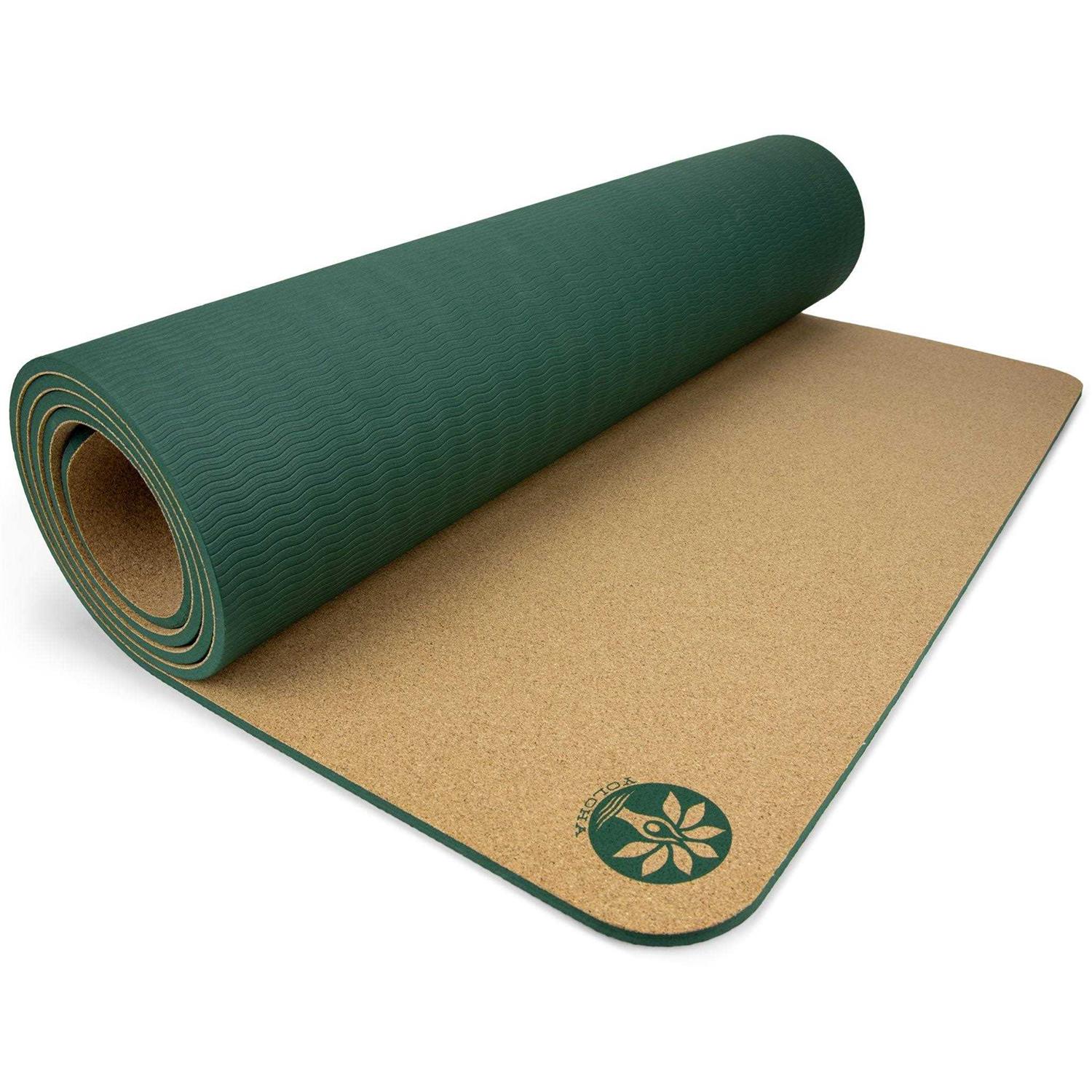 Yoloha Yoga Cork Yoga Mat - Sports Supplies Online Store