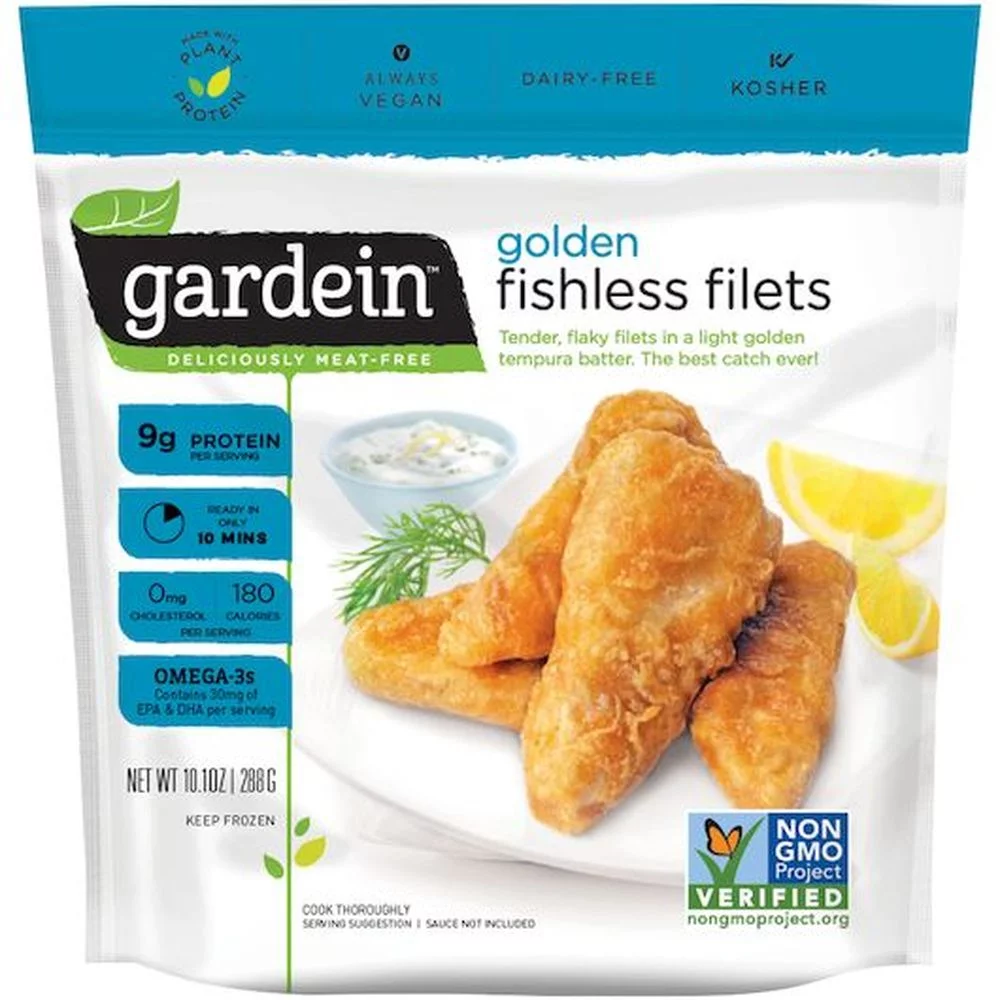 Gardein Golden Fishless Filets, 10.1 Ounce -- 8 per case