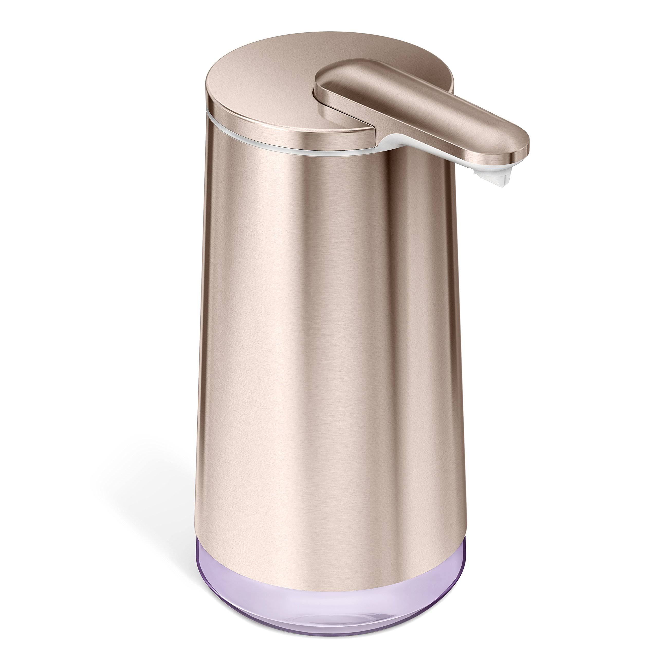 simplehuman Foam Cartridge Sensor Soap Pump - Rose Gold