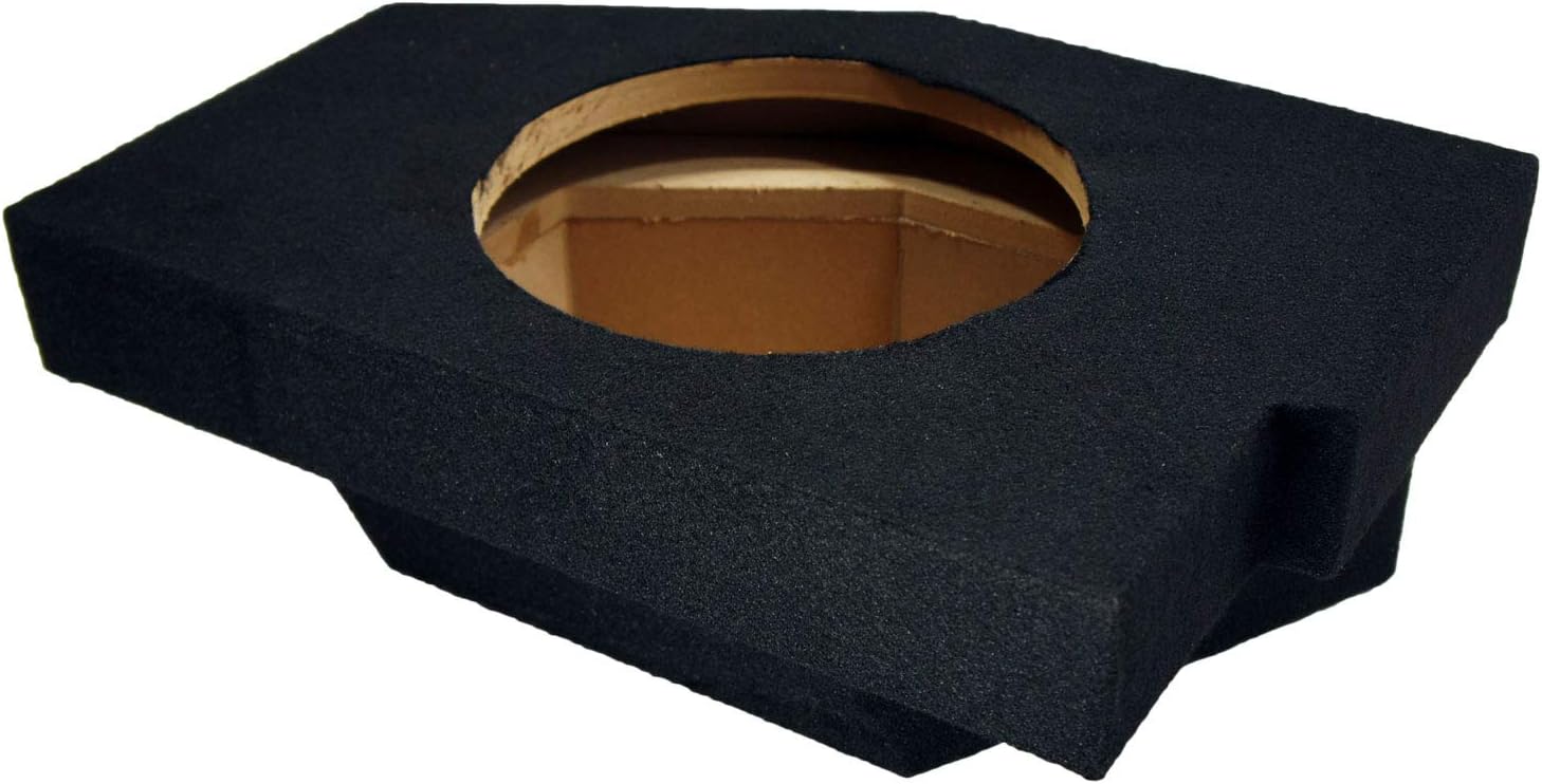 ASC Dodge Ram Quad or Crew Cab Truck 2002-2012 Single 10 Subwoofer Custom Fit Sub Box Speaker Enclosure
