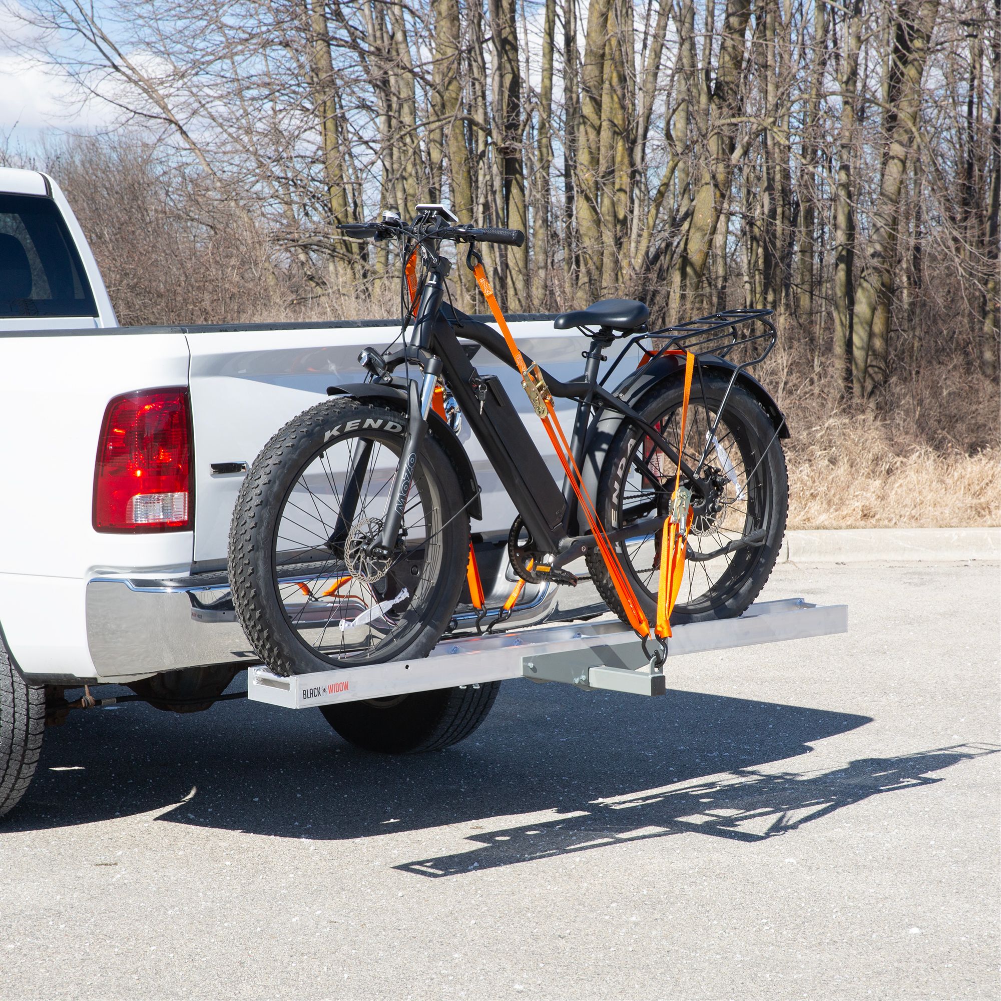 Black Widow Aluminum eBike or Fat Tire Bike Carrier – 400 lb. Capacity