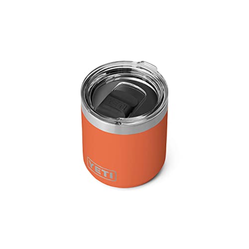 YETI Rambler Lowball, Vacuum Insulated Stainless Steel Stackable Lowball with MagSlider Lid, Stainless Steel, 10 oz (296 ml)