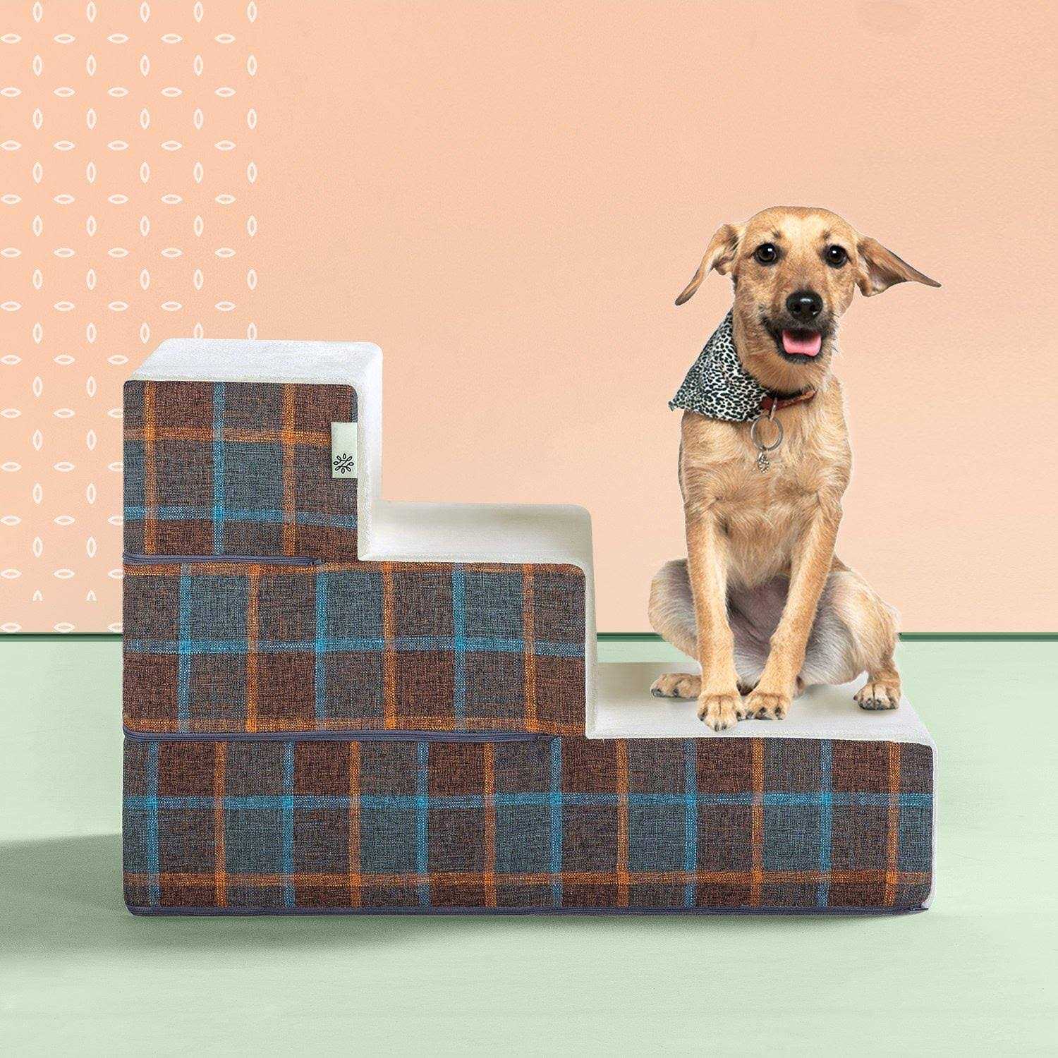 Zinus Blue Pet Stairs - Pet Supplies online store