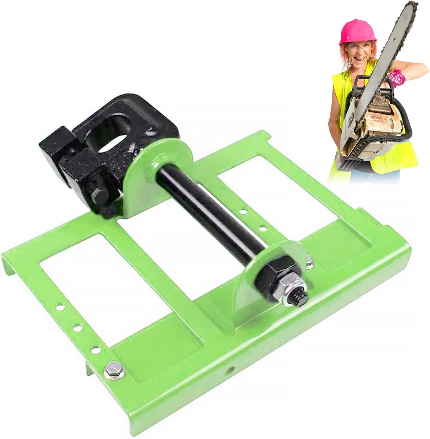 HVUE Upgraded Vertical Chainsaw Mill Lumber Cutting Guide Saw Steel Timber Chainsaw Attachment Cut Guided Mill Wood for Woodworkers