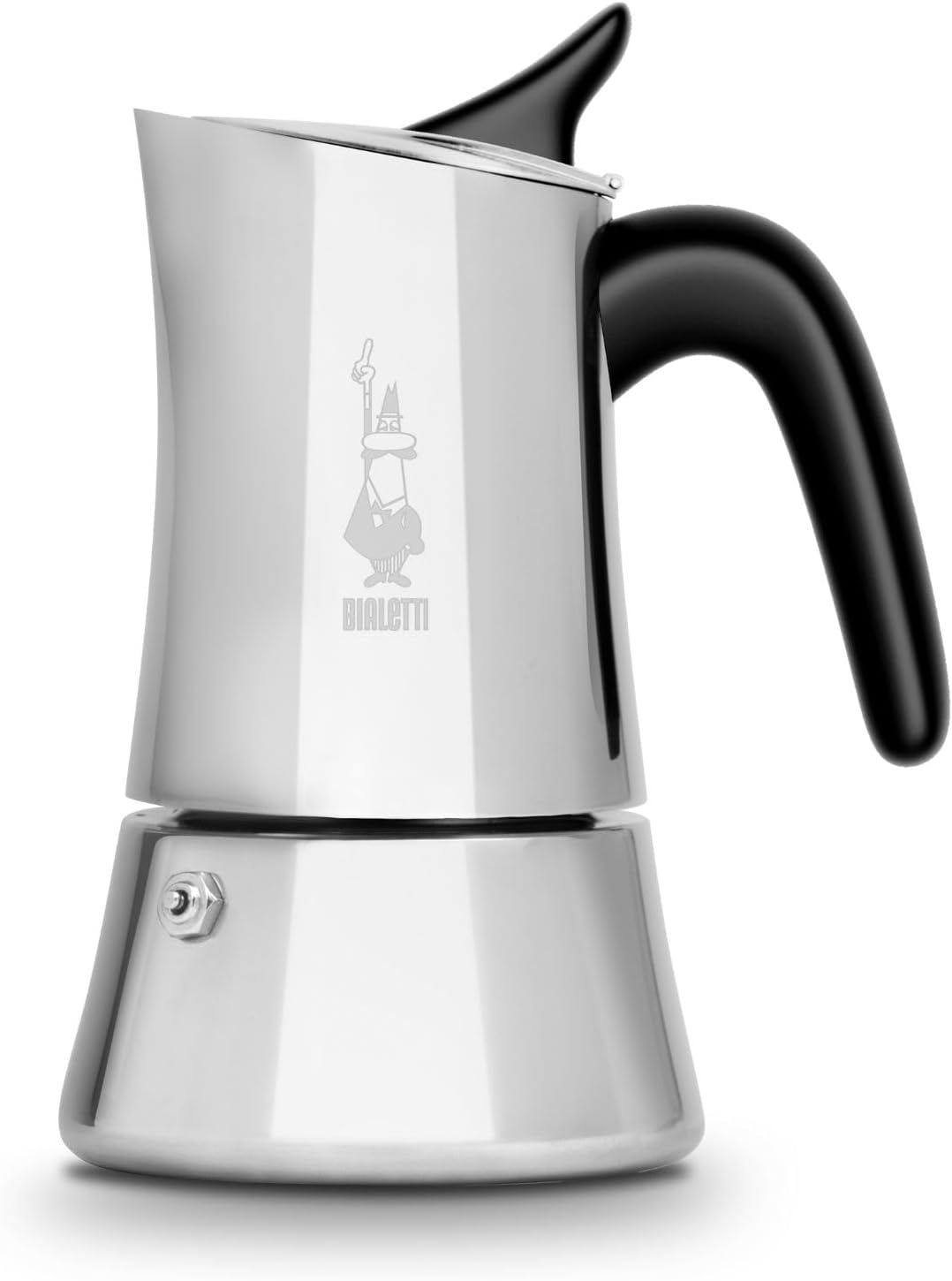 Bialetti Moon Exclusive Espresso Maker, Stainless Steel, 6 Cup