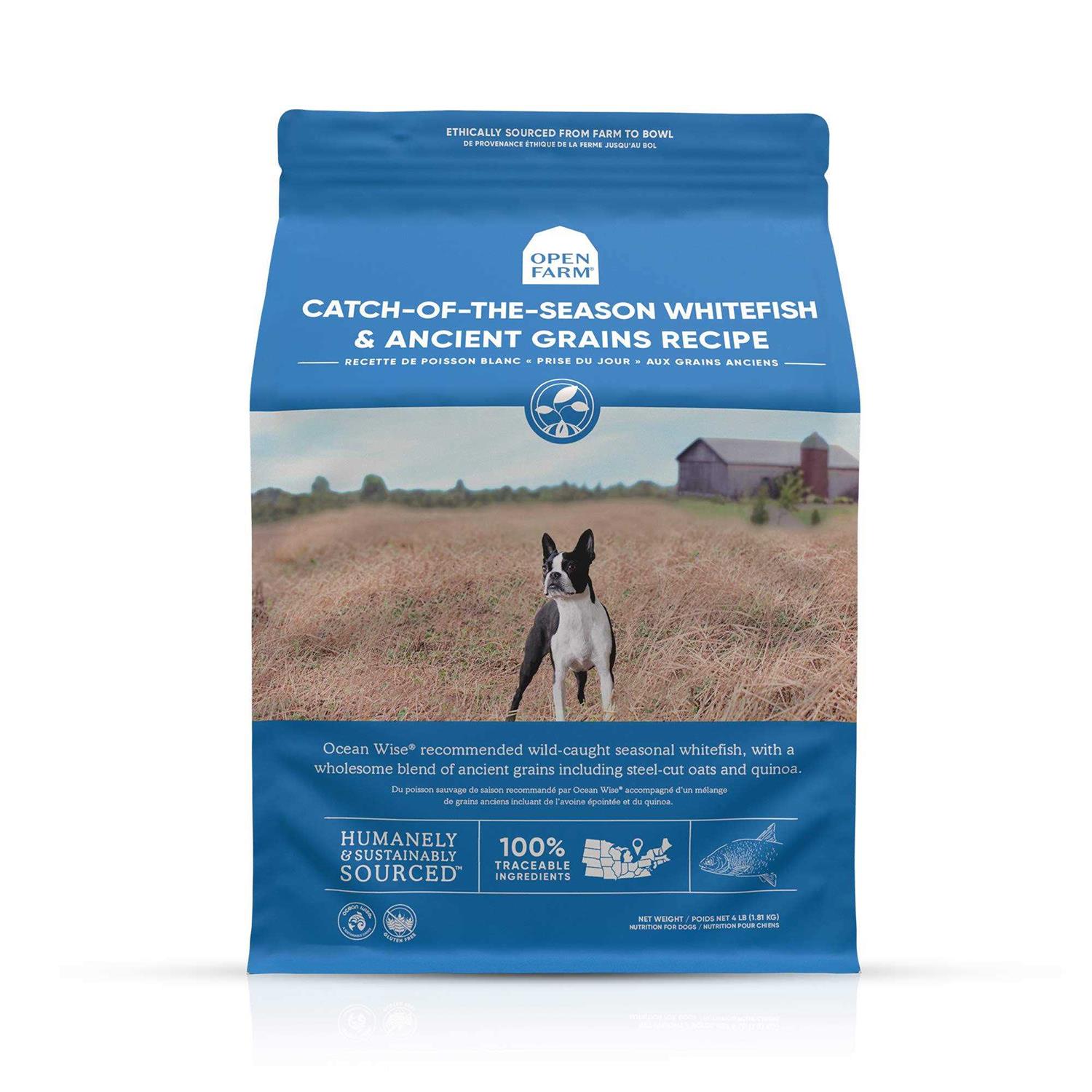 Open Farm Catch of the Season Whitefish & Ancient Grains Dry Dog Food - Pet Supplies online store