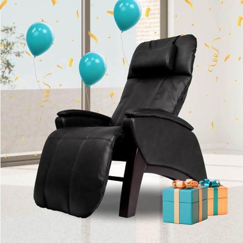 Osaki Sonno XT-1 GravZero Recliner l Zero Gravity Recliner l 3 Cell Full Spinal Air Massage l Lumbar Heating with Memory Foam (Black) l Affordable Recliner l Living Room Furniture /