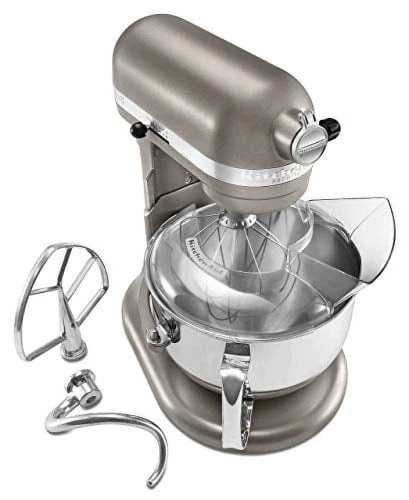 KitchenAid KP26M1XDP Professional 600 Series 6-Quart Stand Mixer, Dark Pewter (Renewed)