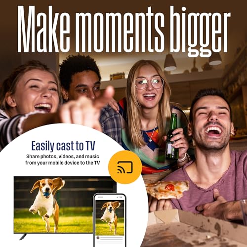 Westinghouse Roku TV - 43 Inch Smart TV, 4K UHD QLED Television w/HDR 10+, Dolby Vision, Wi-Fi & Mobile App Connectivity, Flat Screen Compatible w/Apple HomeKit, Alexa, & Google Assistant