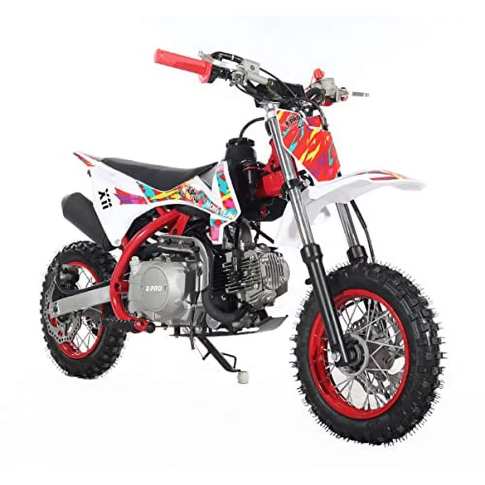 X-Pro Brand New X11 110cc Gas Pit Dirt Bike with Automatic Transmission, E-Start, 10
