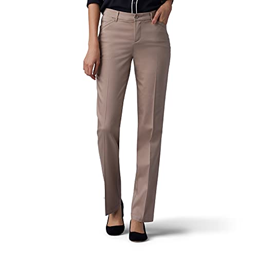 Lee Women's Petite Flex Motion Regular Fit Straight Leg Pant