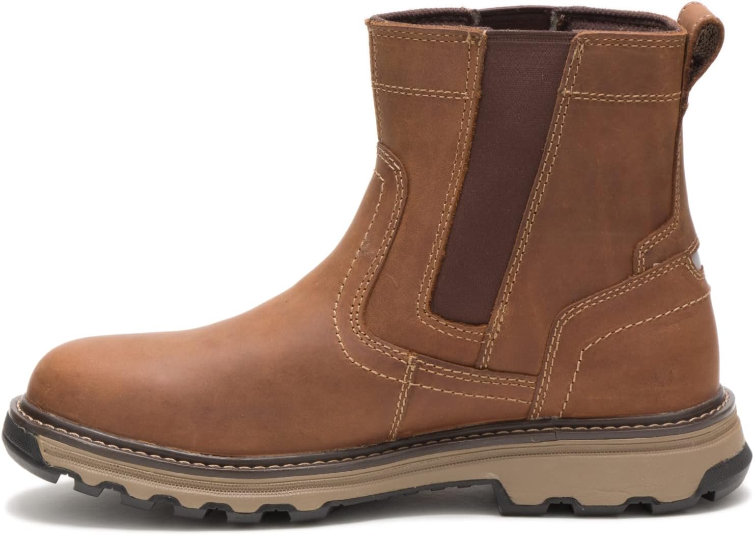 CAT Footwear Men's Pelton Industrial & Construction Shoe, Dark Beige, 13