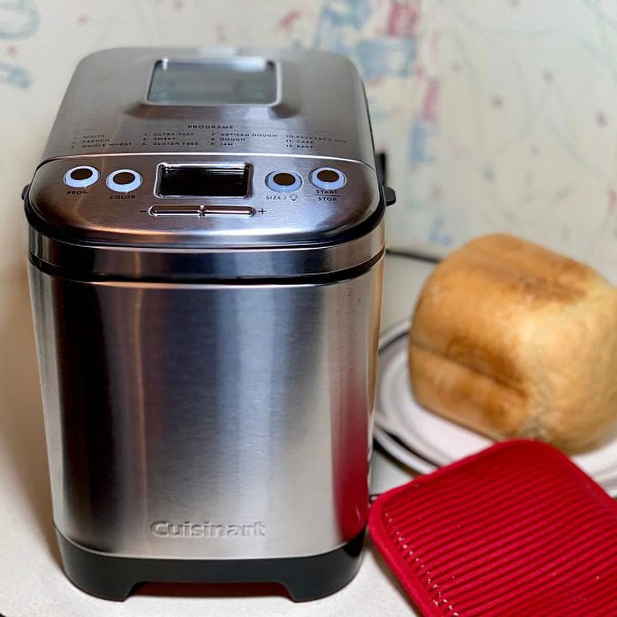 Cuisinart Compact Stainless Steel Automatic Bread Maker