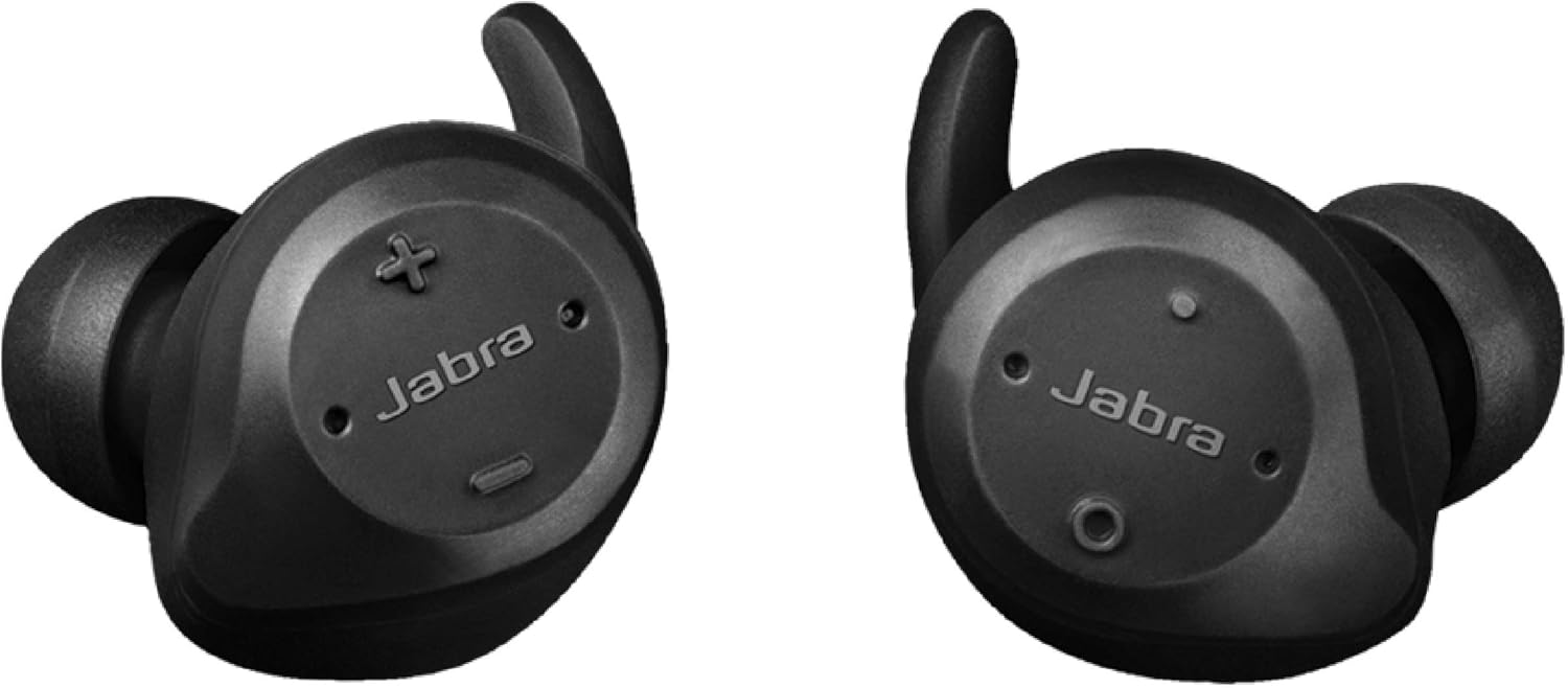 Jabra Elite Sport Earbuds – Waterproof Fitness & Running Earbuds with Heart Rate and Activity Tracker, True Wireless Bluetooth Earbuds with Superior Sound, Advanced Connectivity and Charging Case