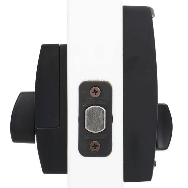 Schlage Touch Century Deadbolt. Matte Black