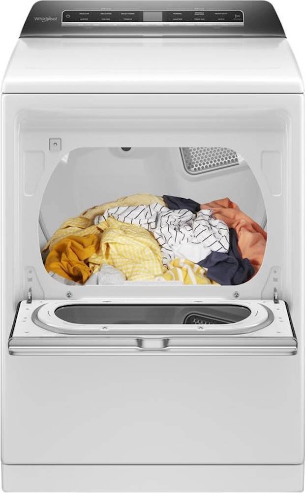 Whirlpool WGD7120HW 7.4 Cu. ft. Smart Capable Top Load Gas Dryer White
