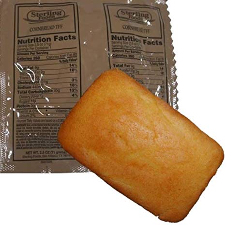 Z-Ration ALL MREs 12 pack MRE Desserts Fresh & Fast! (Sweet Cornbread)