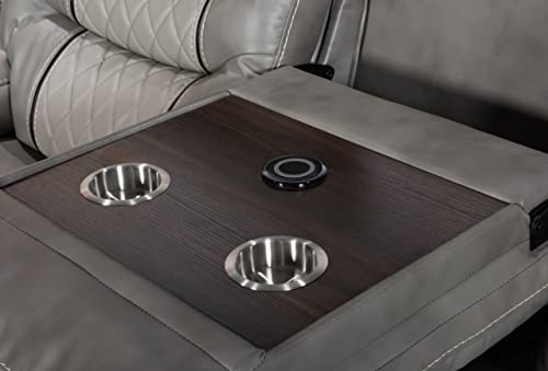 Starwood Dual Reclining Gray Sectional (Gray)