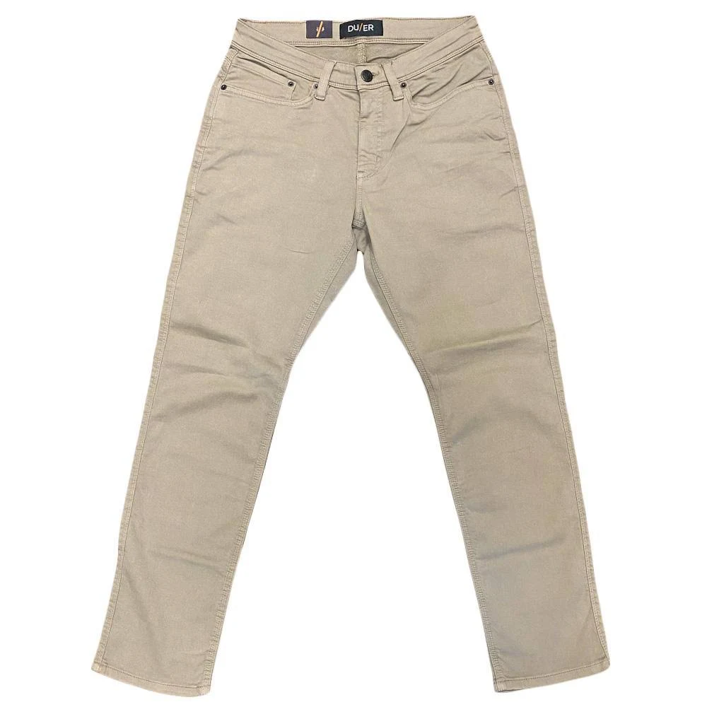 DUER Men&s No Sweat Pant Relaxed Khaki - Size 38 / 32 | Light Khaki